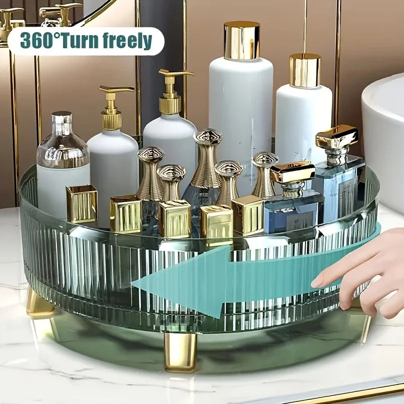 1PCS Makeup Organizer, 360 Rotating Makeup Organizer, Make up Organizers and Storage, Large-Capacity round Perfume Organizer,