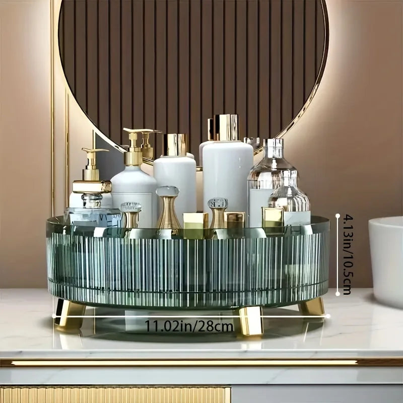 1PCS Makeup Organizer, 360 Rotating Makeup Organizer, Make up Organizers and Storage, Large-Capacity round Perfume Organizer,