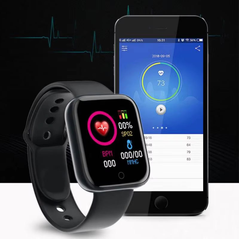 Smart Watch for Women Men Wristwatch Bluetooth Connected Phone Player Music Fitness Sport Bracelet Sleep Monitor Digital Watches